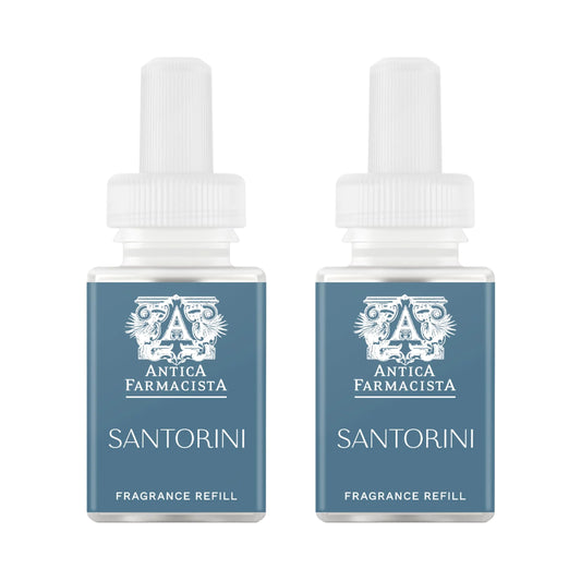 Pura and Antica Farmacista - Fragrance for Smart Home Air Diffusers - Room Freshener - Aromatherapy Scents for Bedrooms & Living Rooms - Odor Eliminator - 2 Pack - Santorini