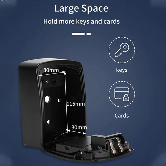NexaLiving Smart Home Key Box with BT APP Unlock and Waterproof Design