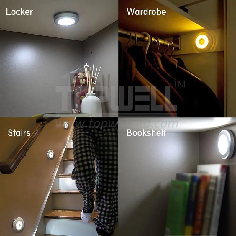 NexaLiving Smart Home Infrared Motion Sensor Light for Cabinets