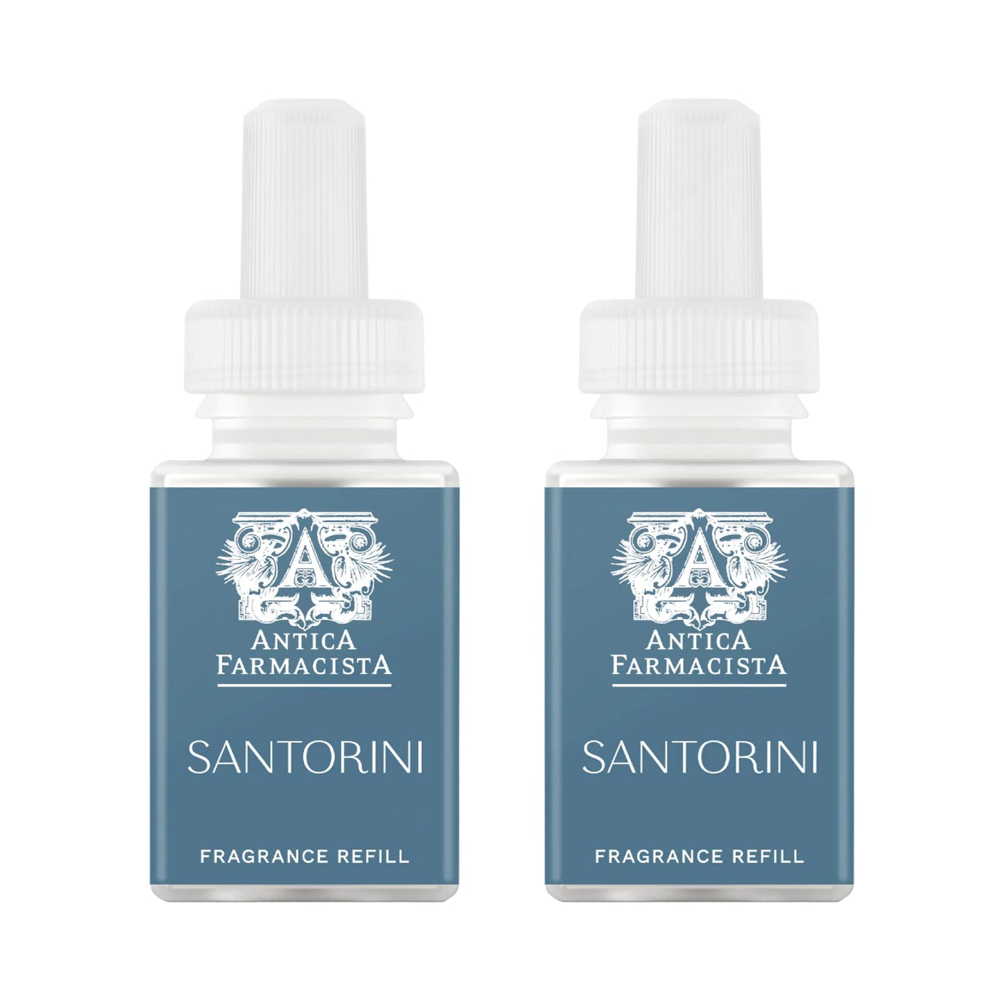 Pura and Antica Farmacista - Fragrance for Smart Home Air Diffusers - Room Freshener - Aromatherapy Scents for Bedrooms & Living Rooms - Odor Eliminator - 2 Pack - Santorini