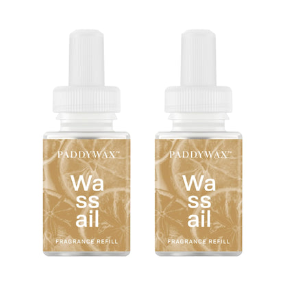 Pura & Paddywax Home Scent Refill - Smart Home Air Diffuser Fragrance - Up to 120-Hours of Luxury Fragrance per Refill - Household Essential - Clean & Safe Diffuser Fragrance - 2 Pack Wassail