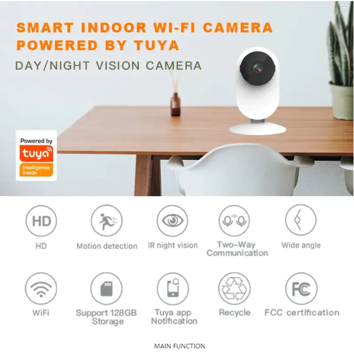 NexaLiving Smart Home 200W HD Wireless Indoor Camera