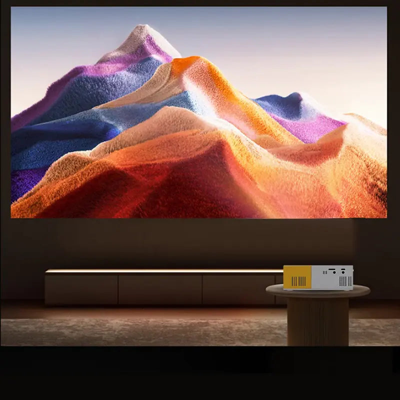 NexaLiving Mini Smart LED Projector for Home & Kids