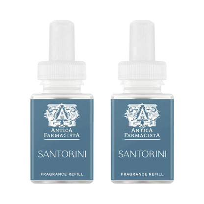 Pura and Antica Farmacista - Fragrance for Smart Home Air Diffusers - Room Freshener - Aromatherapy Scents for Bedrooms & Living Rooms - Odor Eliminator - 2 Pack - Santorini