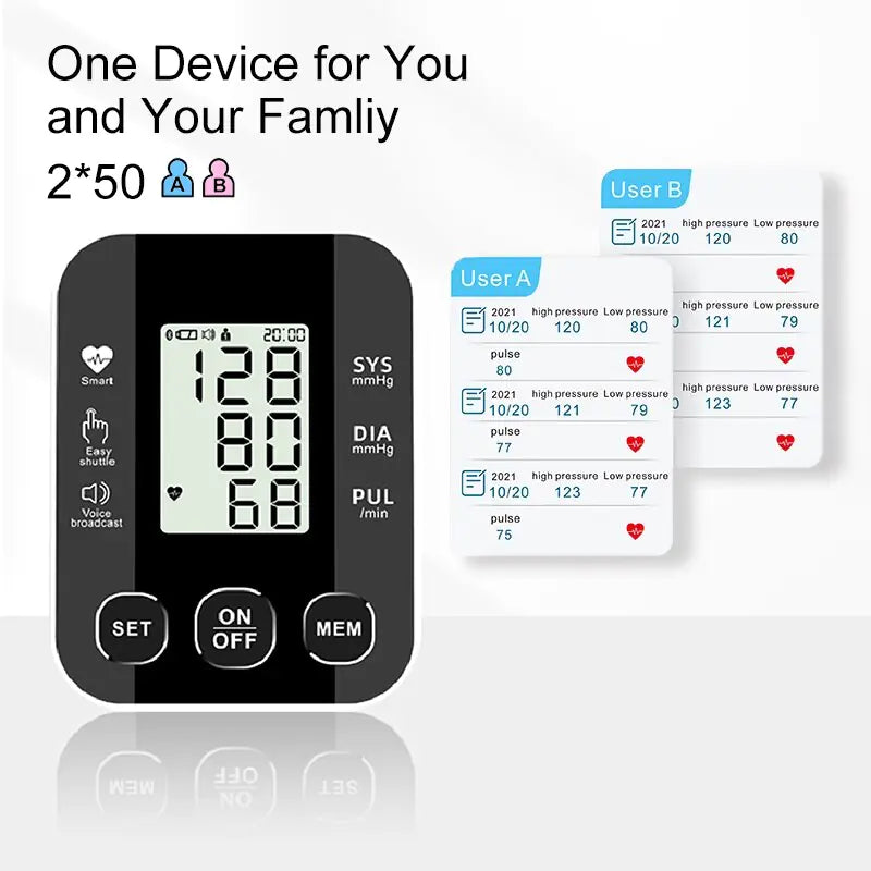 NexaLiving Smart Home High-Precision Voice Blood Pressure Monitor