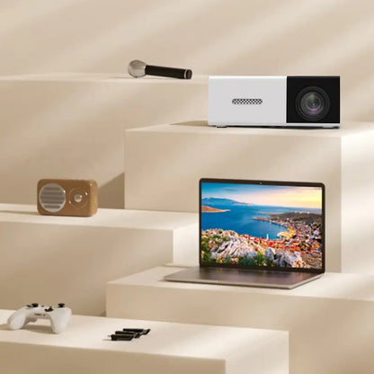 NexaLiving Mini Smart LED Projector for Home & Kids