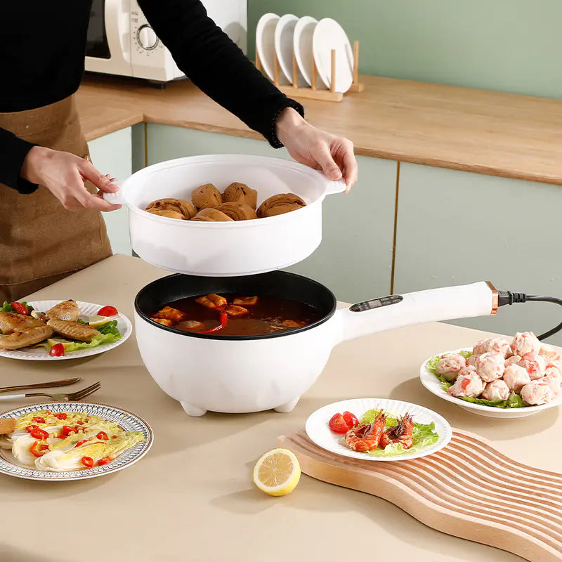 NexaLiving Smart Electric Stir Fry Pan for Home Cooking