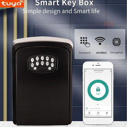 NexaLiving Smart Home Key Box with BT APP Unlock and Waterproof Design