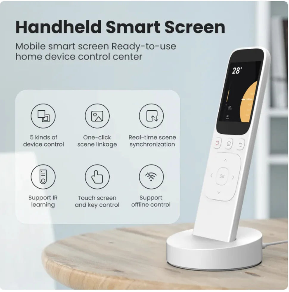 NexaLiving Smart Home Remote Control with Charging Dock