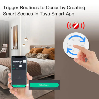 NexaLiving Smart Home Scene Switch with Wireless Knob