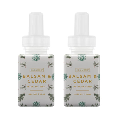 Pura & ILLUME Home Scent Refill - Smart Home Air Diffuser Fragrance - Up to 120-Hours of Luxury Fragrance per Refill - Household Essential - Clean & Safe Diffuser Fragrance - 2 Pack Fresh Sea Salt