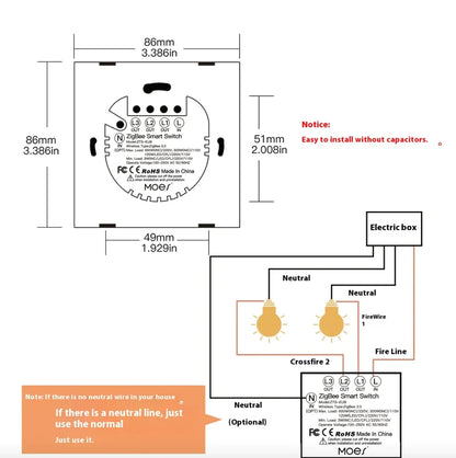 NexaLiving Smart Home Graffiti Button Controller