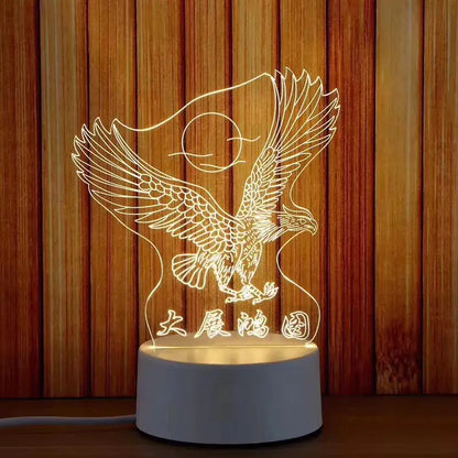 NexaLiving 3D Switch Colorful Night Light for Smart Home